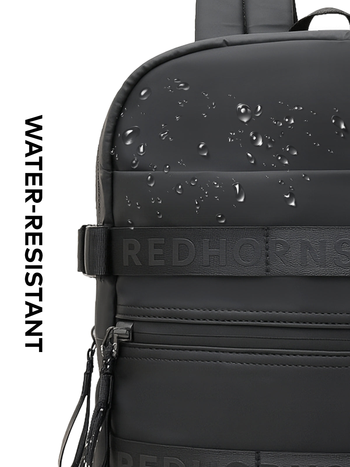 Typography Laptop Backpack