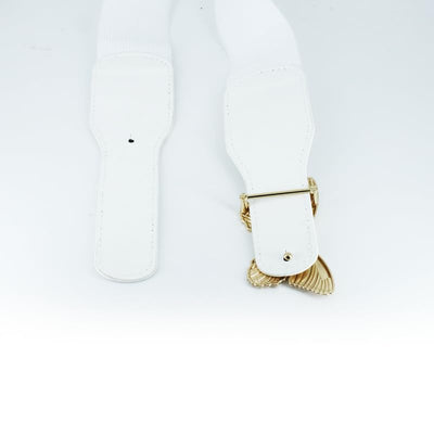 Redhorns Elastic Ladies Wide Belt#color_white
