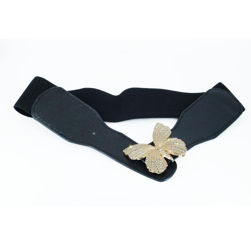 Redhorns Elastic Ladies Wide Belt#color_black