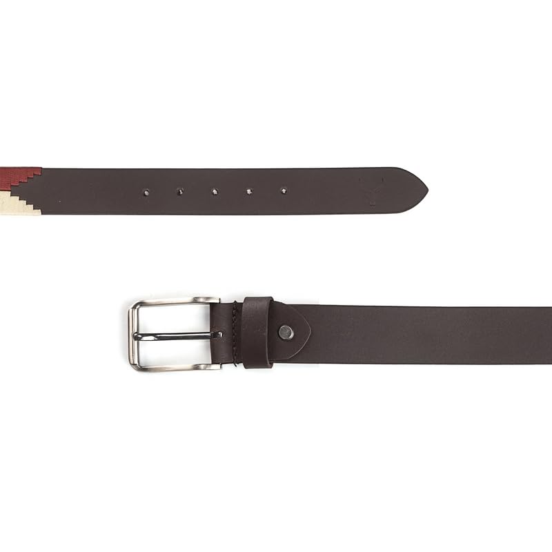 Redhorns Mens Genuine Leather Belt#color_brown