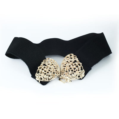 Redhorns Elastic Ladies Wide Belt#color_black
