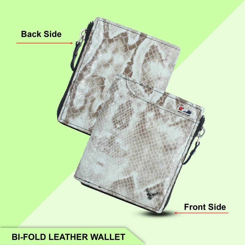 Mens Wallet Brown Color Front Side#color_white