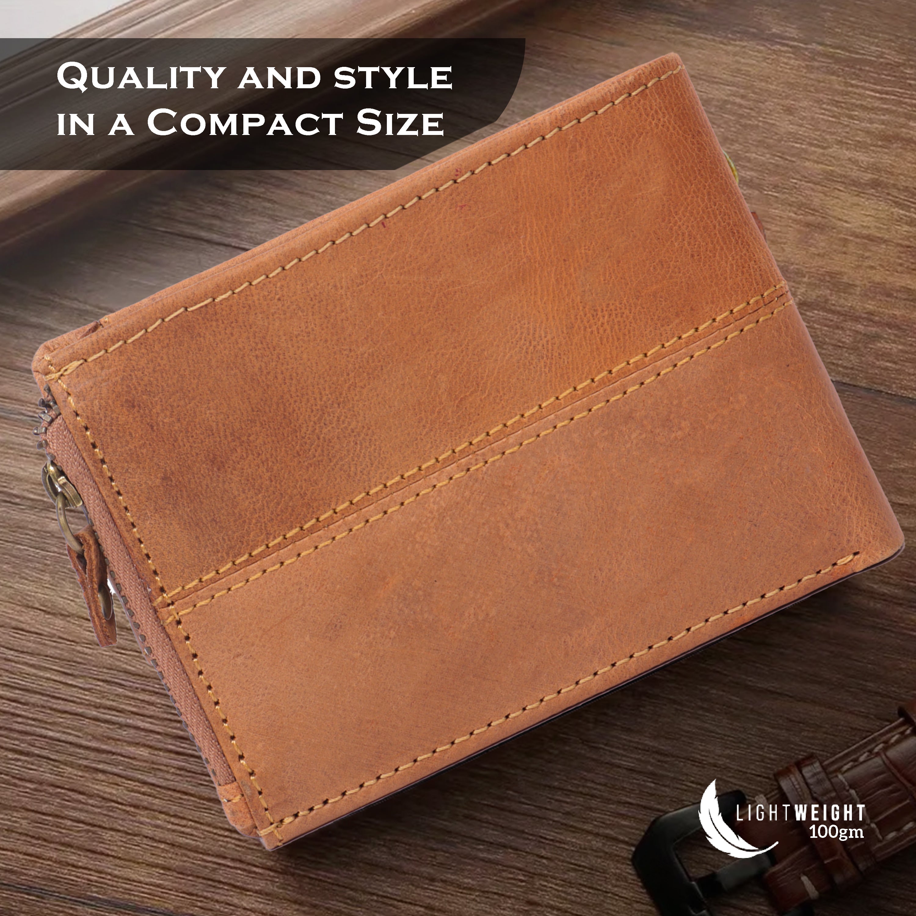 Rfid protected men wallet#color_light-hunter