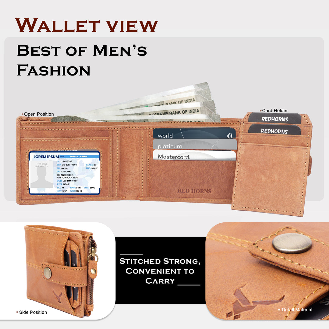 Rfid protected men wallet#color_light-hunter