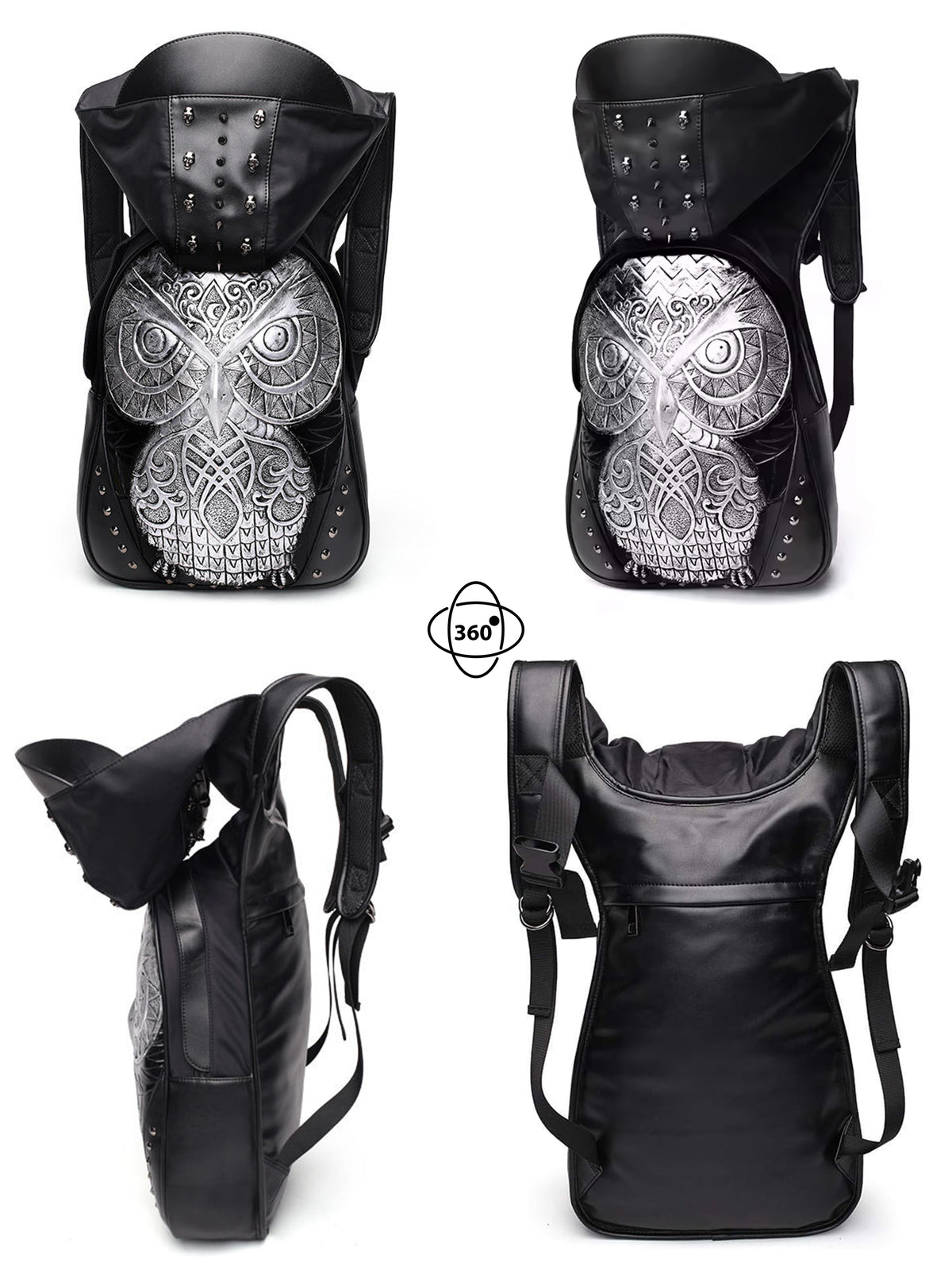 Silver Owl 3D Armor Backpack