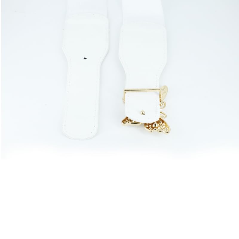 Redhorns Elastic Ladies Wide Belt#color_white