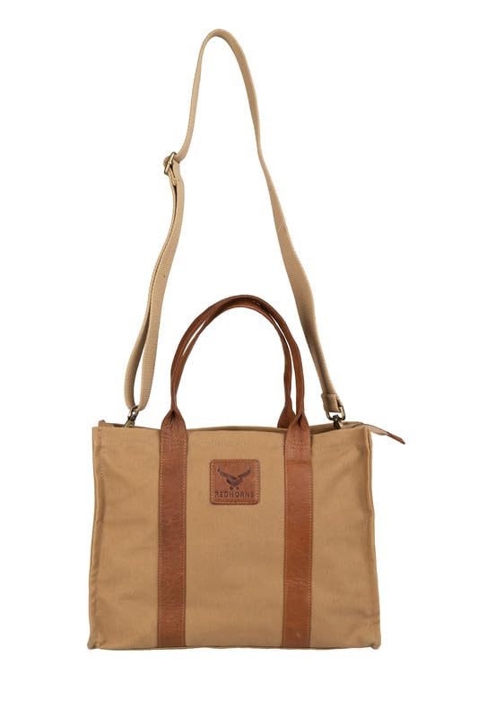 Redhorns Ladies Tote Bag#color_tan