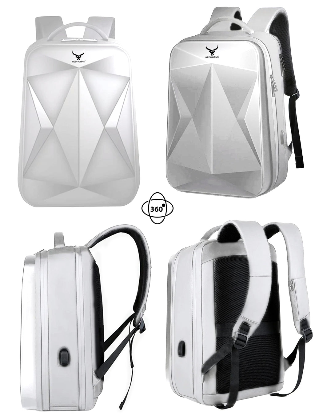 TitanShield Hard Case Laptop Backpack