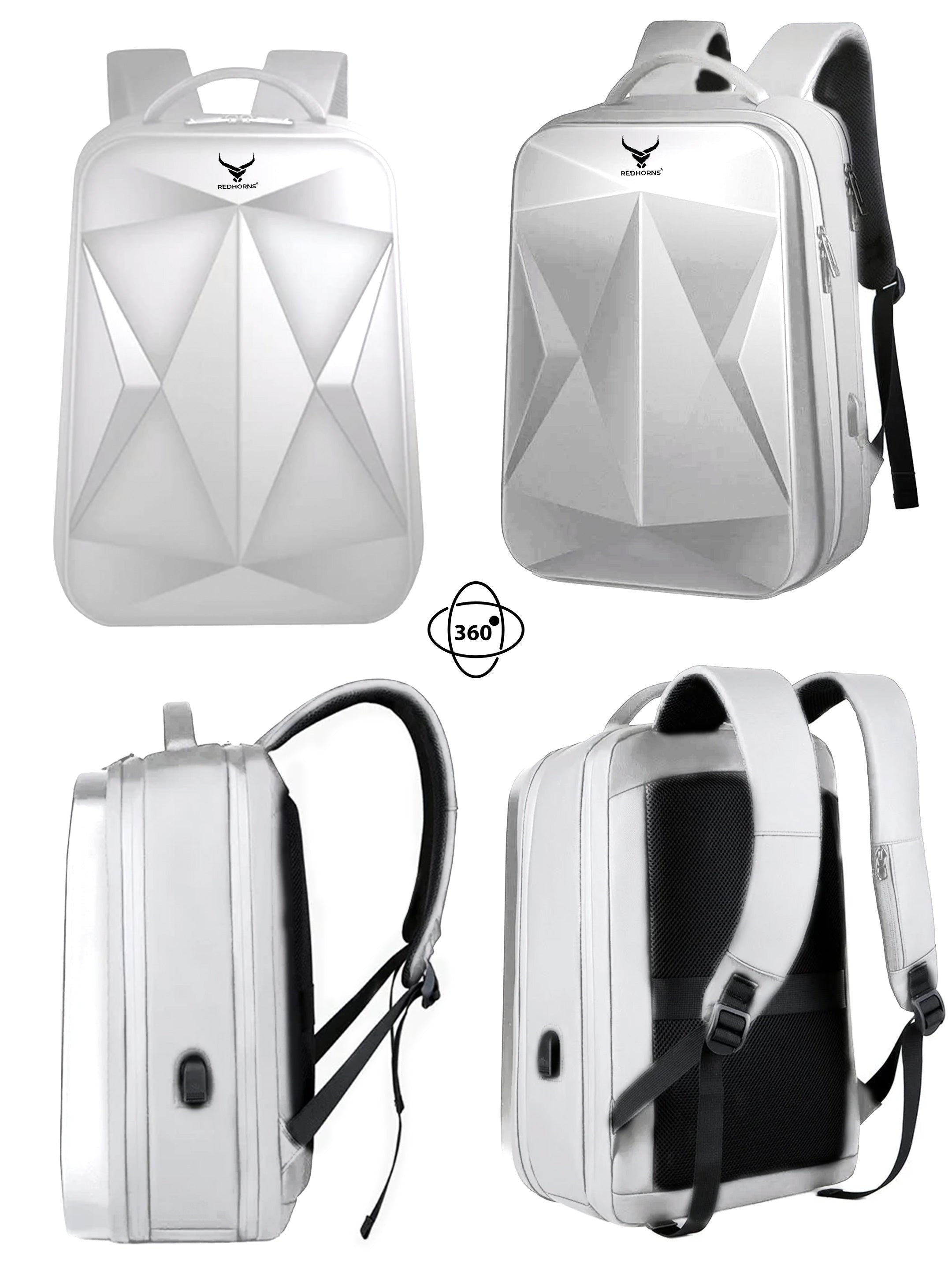 TitanShield Hard Case Laptop Backpack