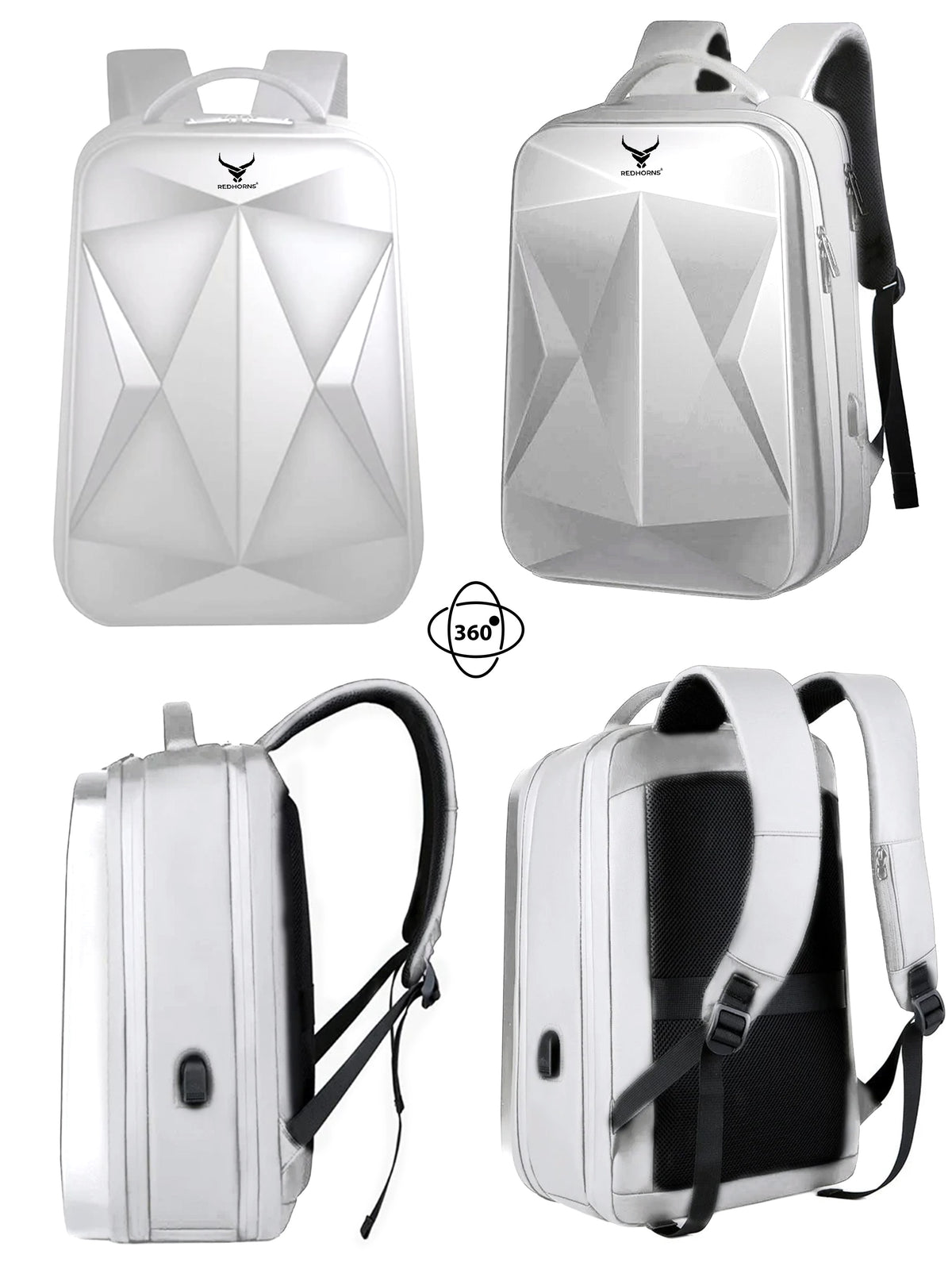 TitanShield Hard Case Laptop Backpack