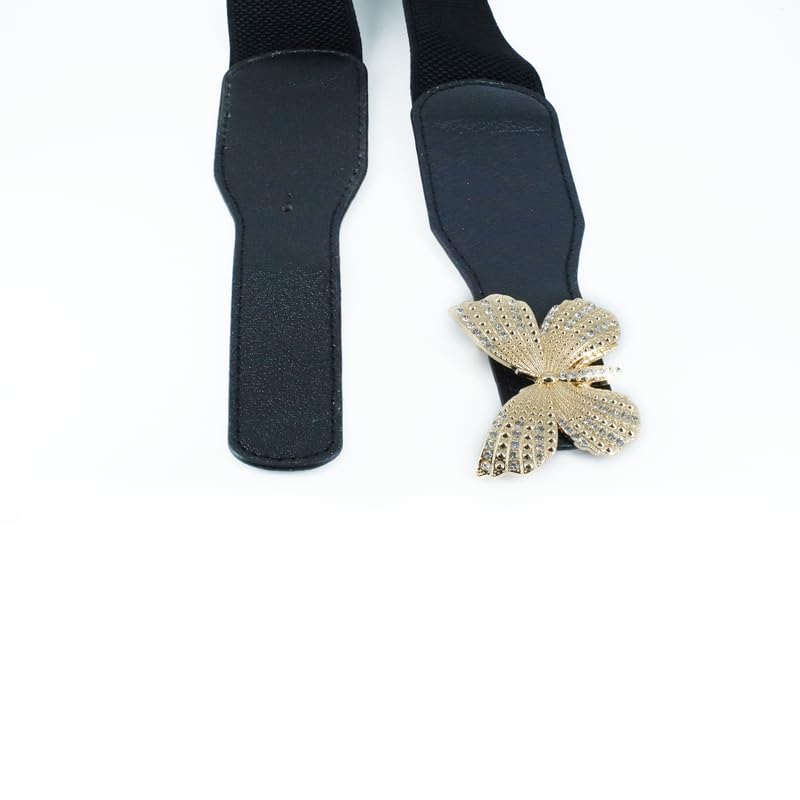 Redhorns Elastic Ladies Wide Belt#color_black