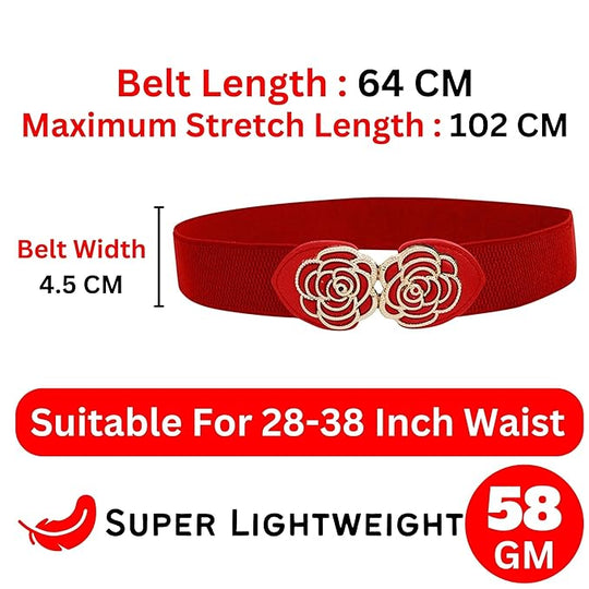 ladies slim belt women belt#color_red