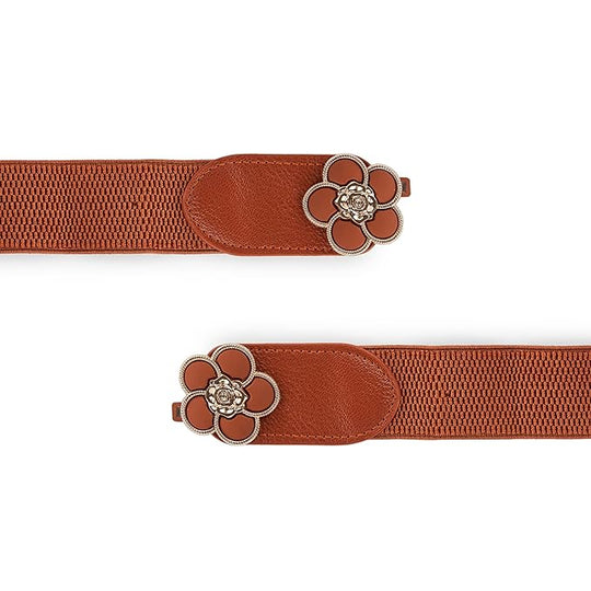 ladies slim belt women belt#color_brown