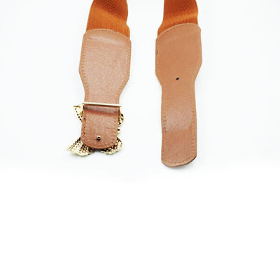 Redhorns Elastic Ladies Wide Belt#color_tan