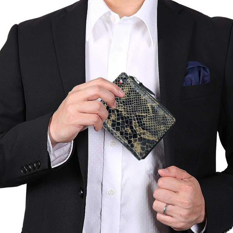 Mens Wallet Brown Color Front Side#color_black