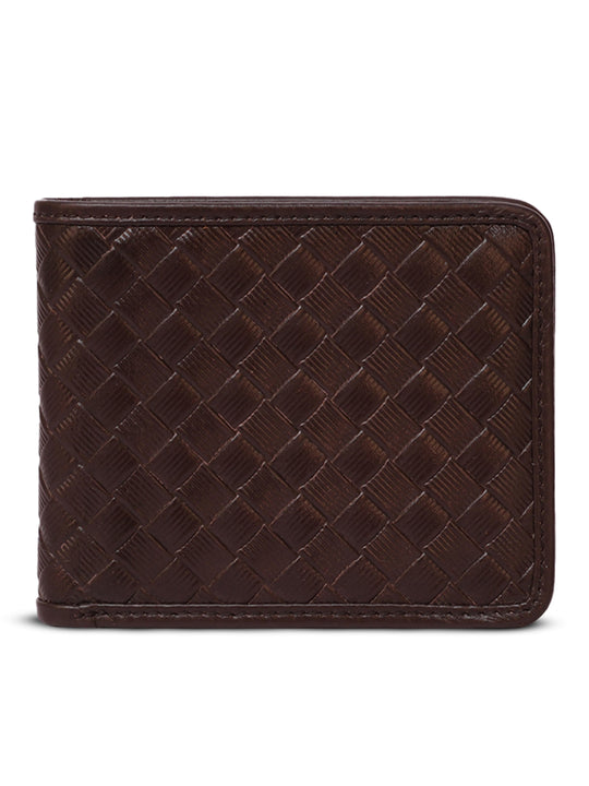 Men's leather wallet rfid protected slim wallet bifold wallet#color_dark-brown