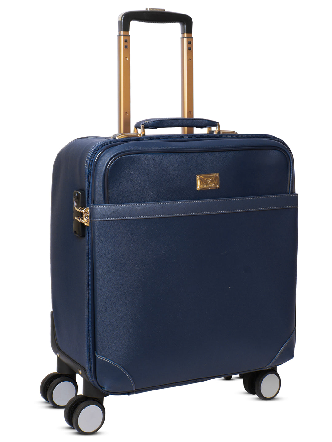 Trolley bag luggage trolley bags tsa lock cabin suitcase#color_blue