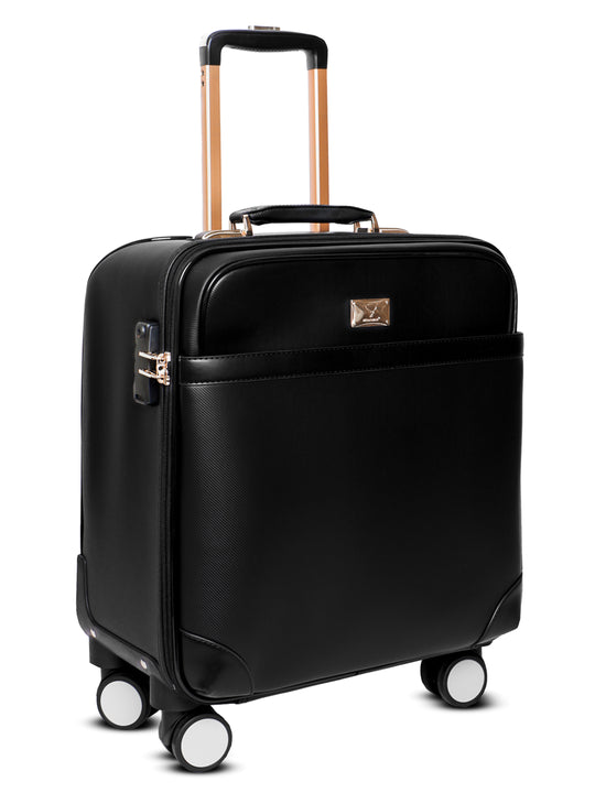 Trolley bag luggage trolley bags tsa lock cabin suitcase#color_black