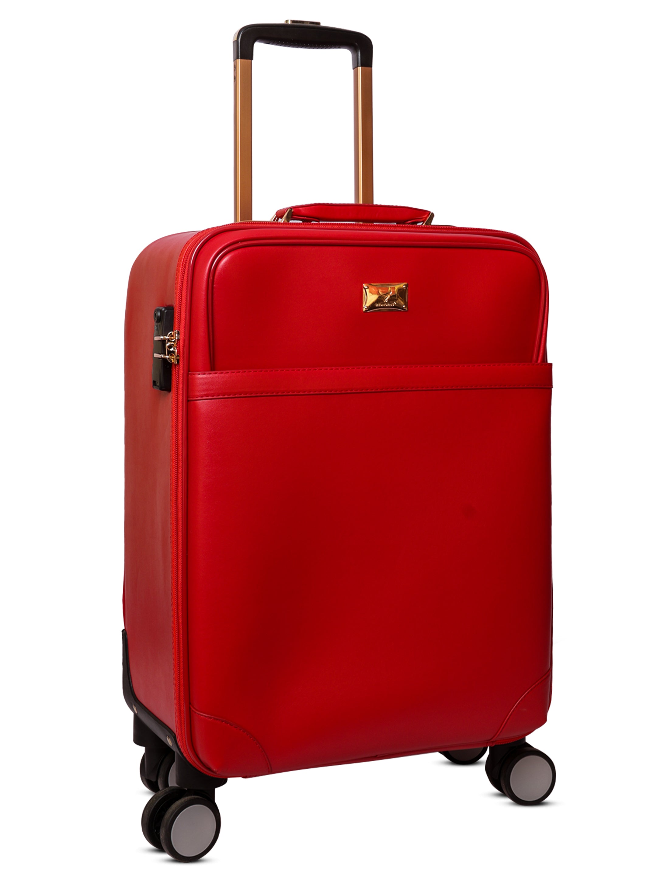 Luggage trolley bags cabin suitcase trolley bag suitcase#color_red