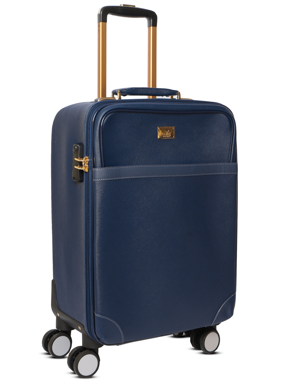 Luggage trolley bags cabin suitcase trolley bag suitcase#color_blue