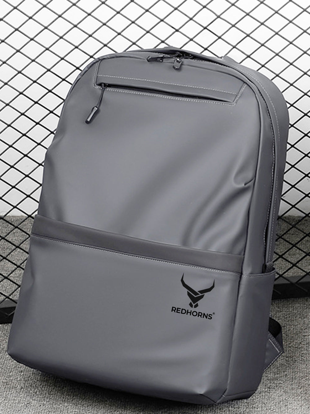 Waterproof laptop bag laptop backpack#color_grey