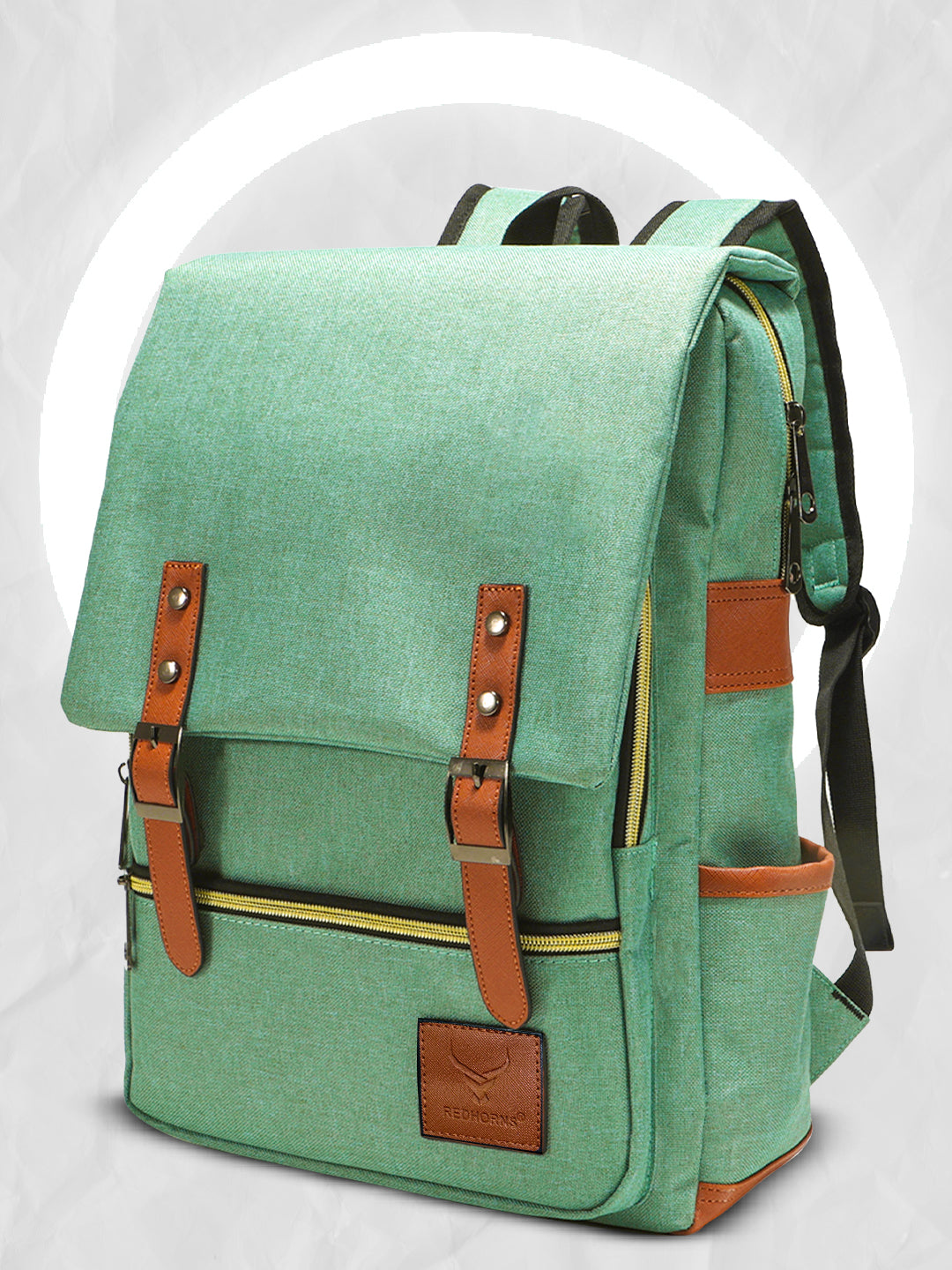 Canvas backpack vintage backpack vintage canvas#color_green