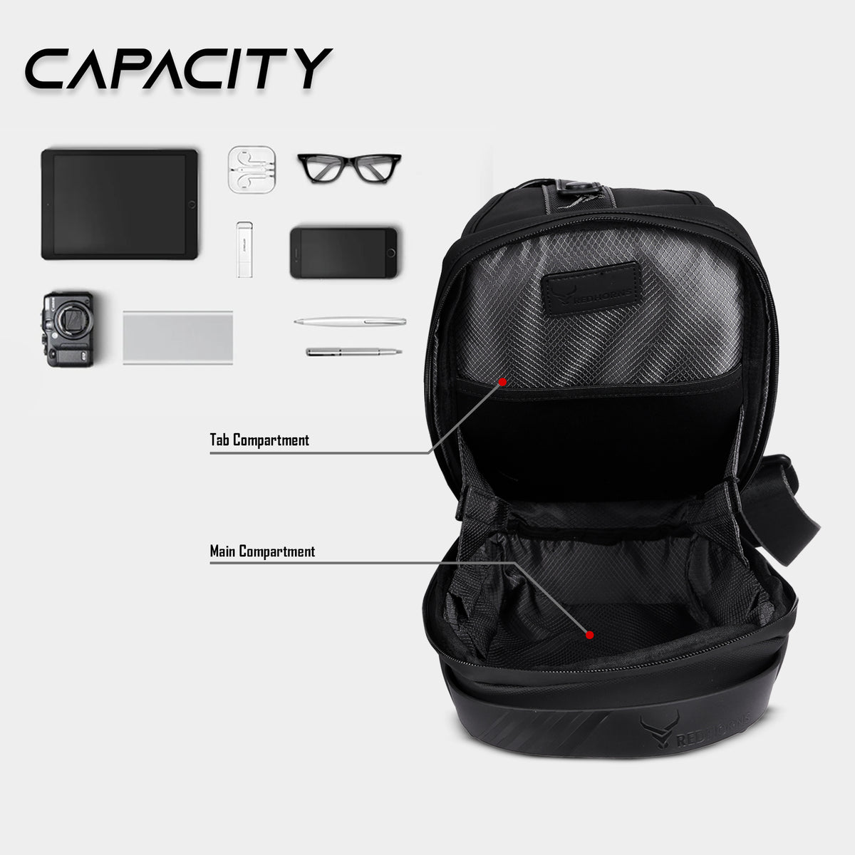 Waterproof antitheft sling bag#color_black