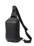 Waterproof crossbody antitheft sling backpack#color_black