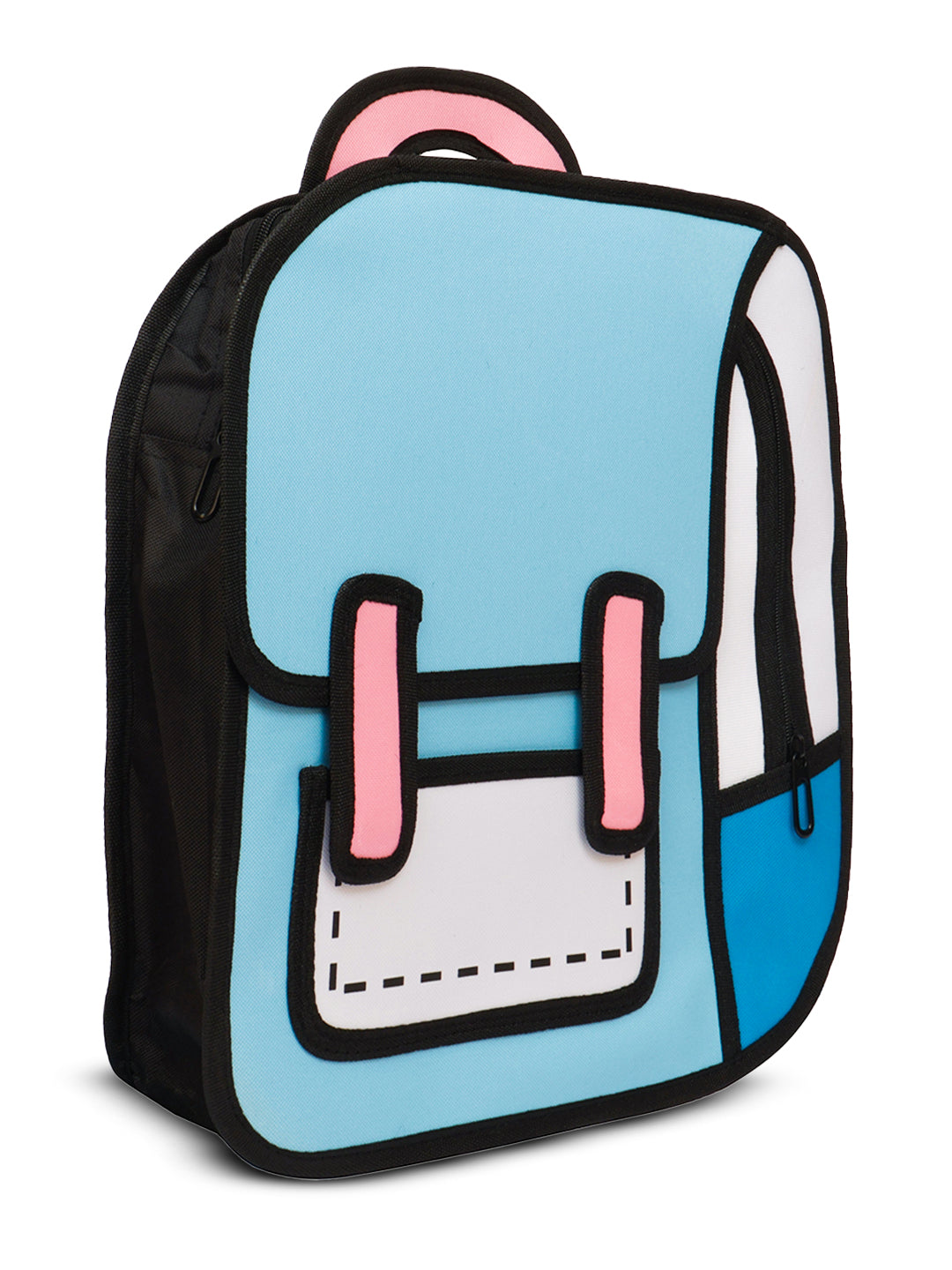2D laptop bag#color_turquoise-blue
