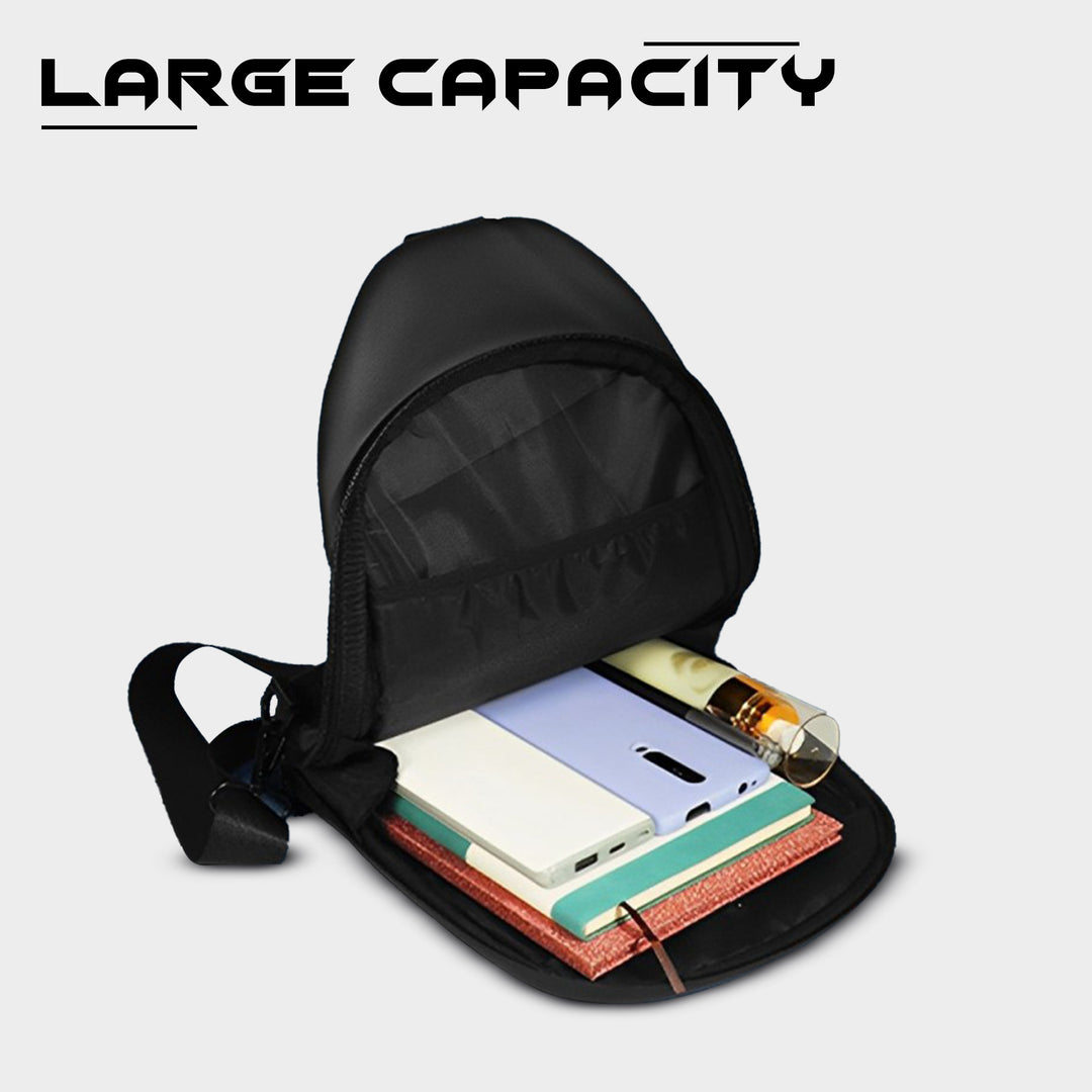 Waterproof Hard shell LED Screen Crossbody Sling Bag