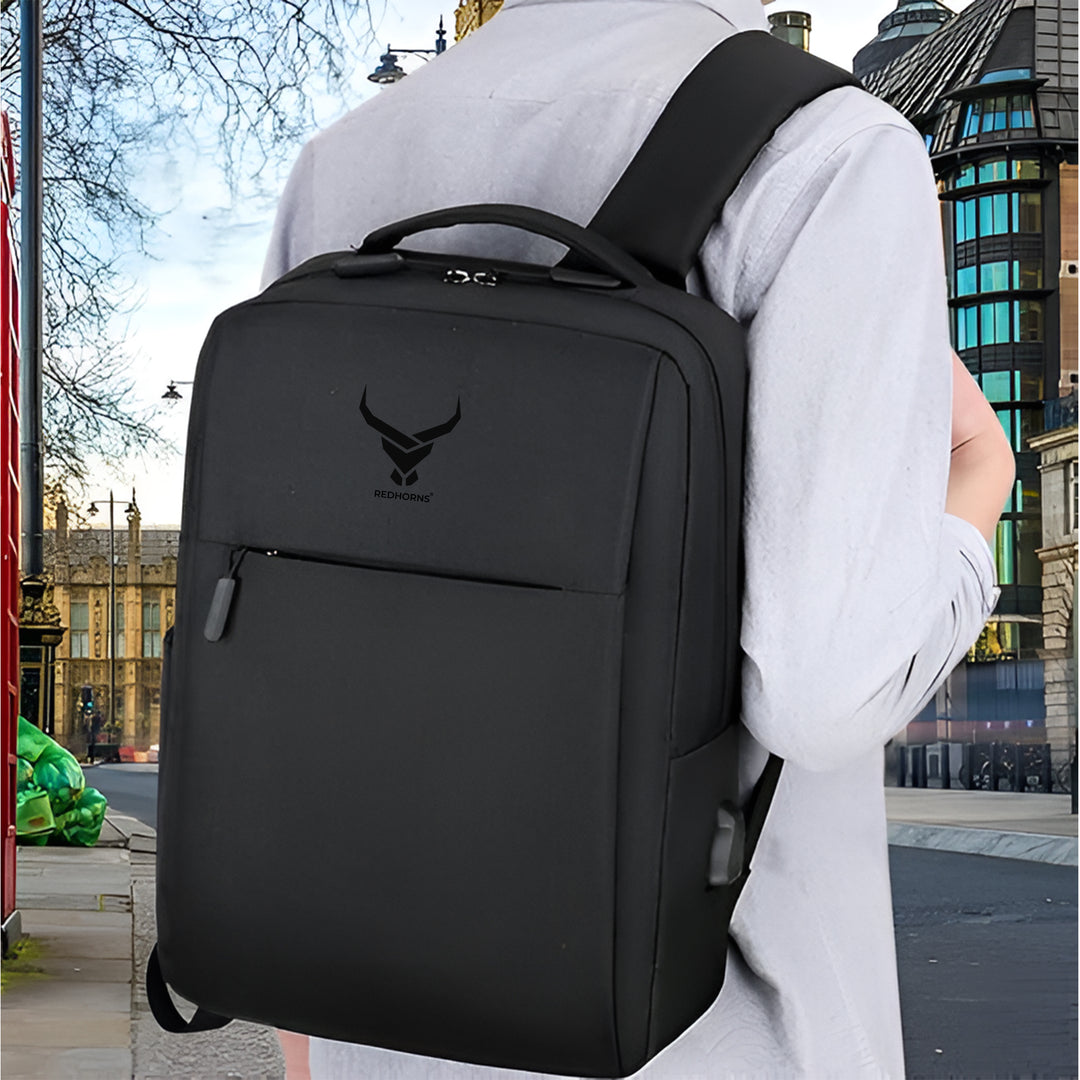 20l waterproof laptop backpack#color_black