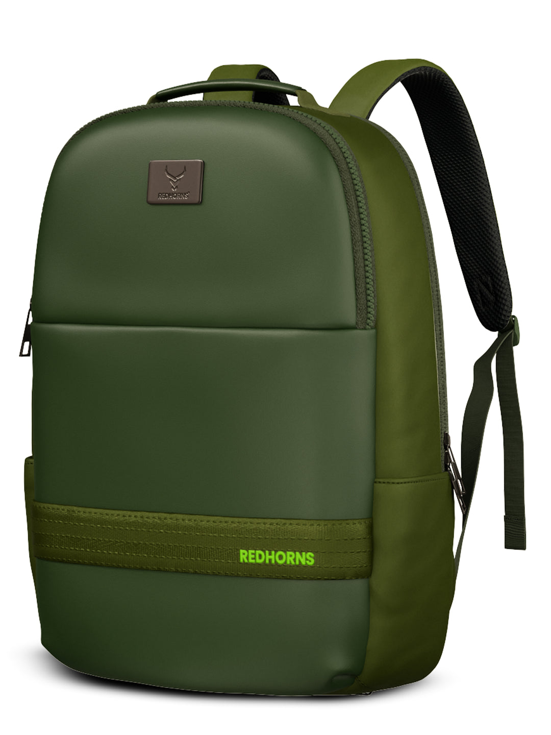 20l waterproof laptop backpack trolley strap shoulder bag travel backpack business tour corporate look#color_olive-green