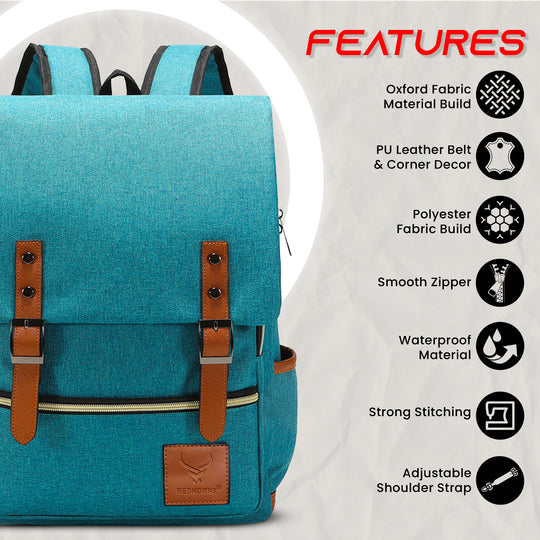 Canvas backpack vintage backpack vintage canvas#color_blue