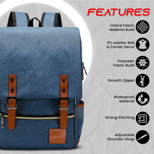 Canvas backpack vintage backpack vintage canvas#color_navy-blue