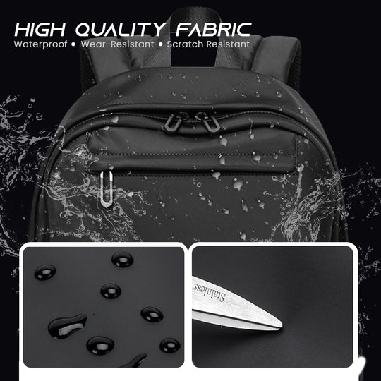 Waterproof laptop bag laptop backpack#color_black