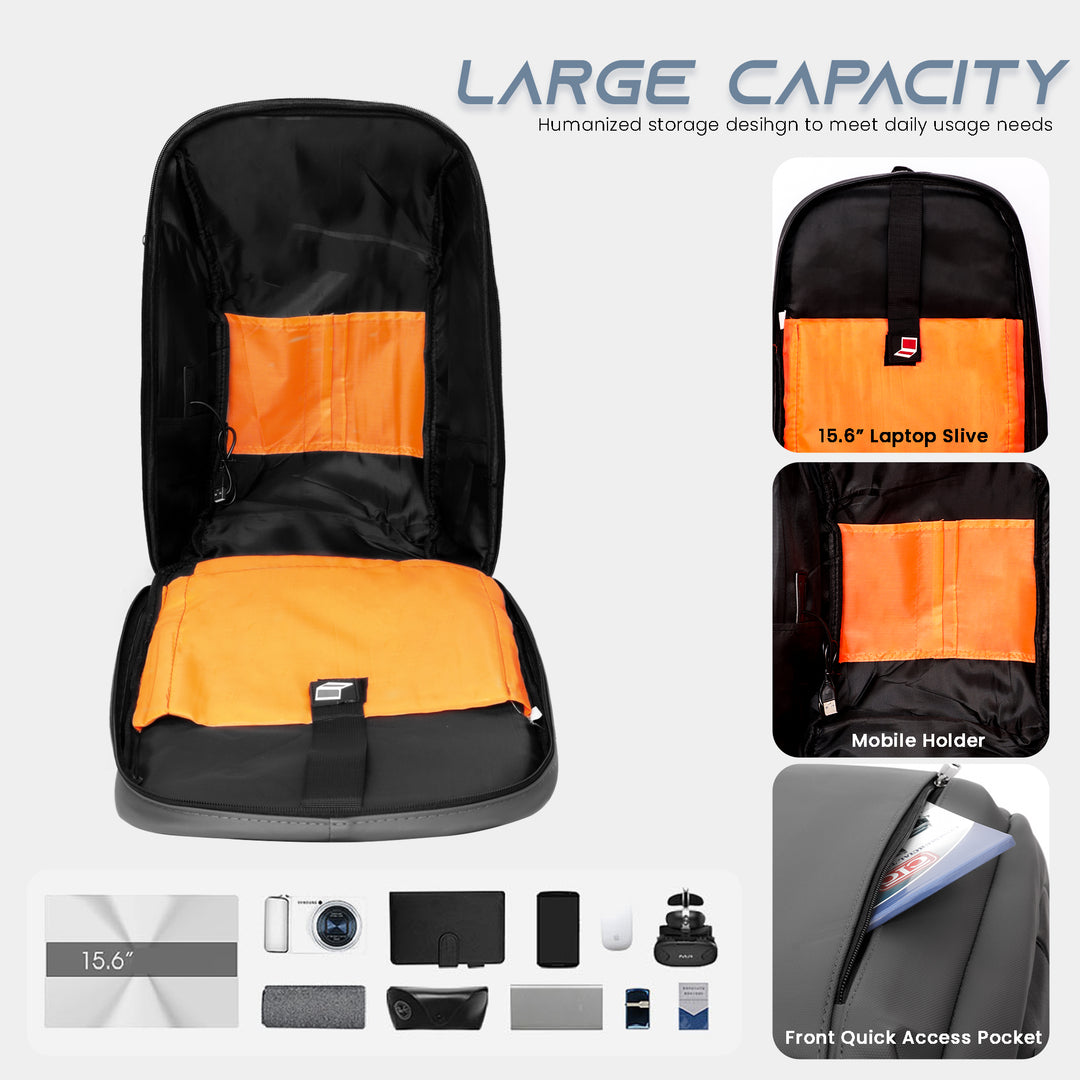 Waterproof laptop bag#color_grey