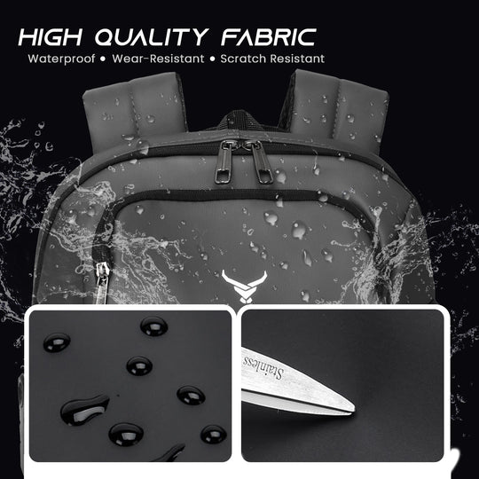 Waterproof laptop bag#color_grey