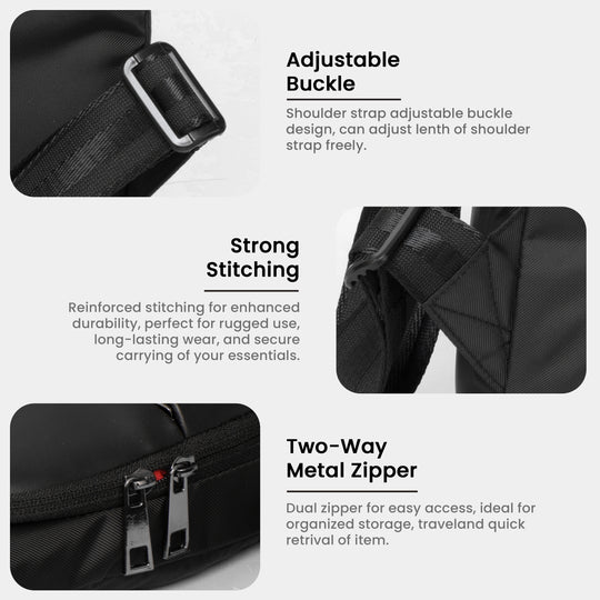 Sling bag for men side bag for men crossbody bag#color_black