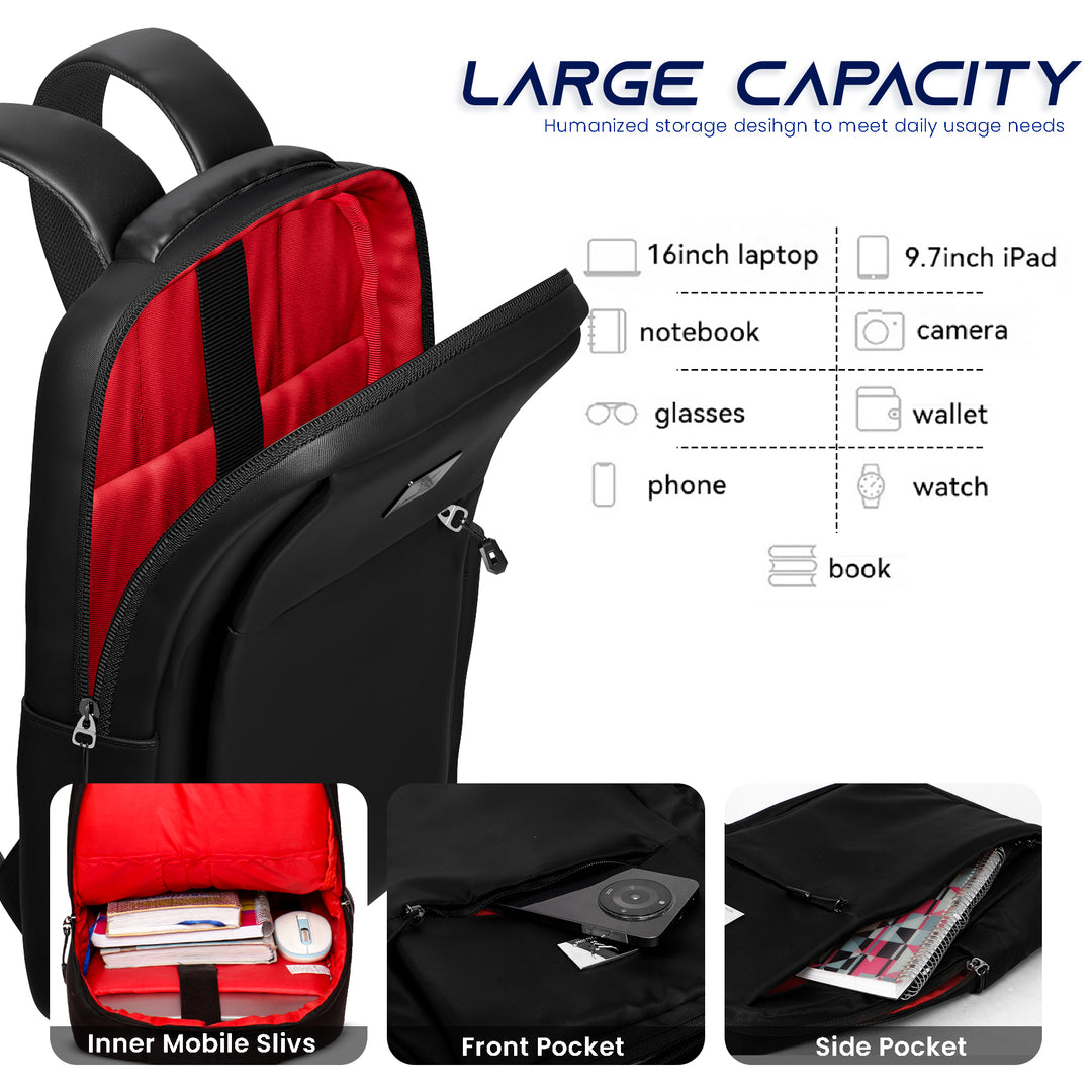 anti theft laptop backpack backpack for office branded laptop backpack 16 inch laptop bag#color_black