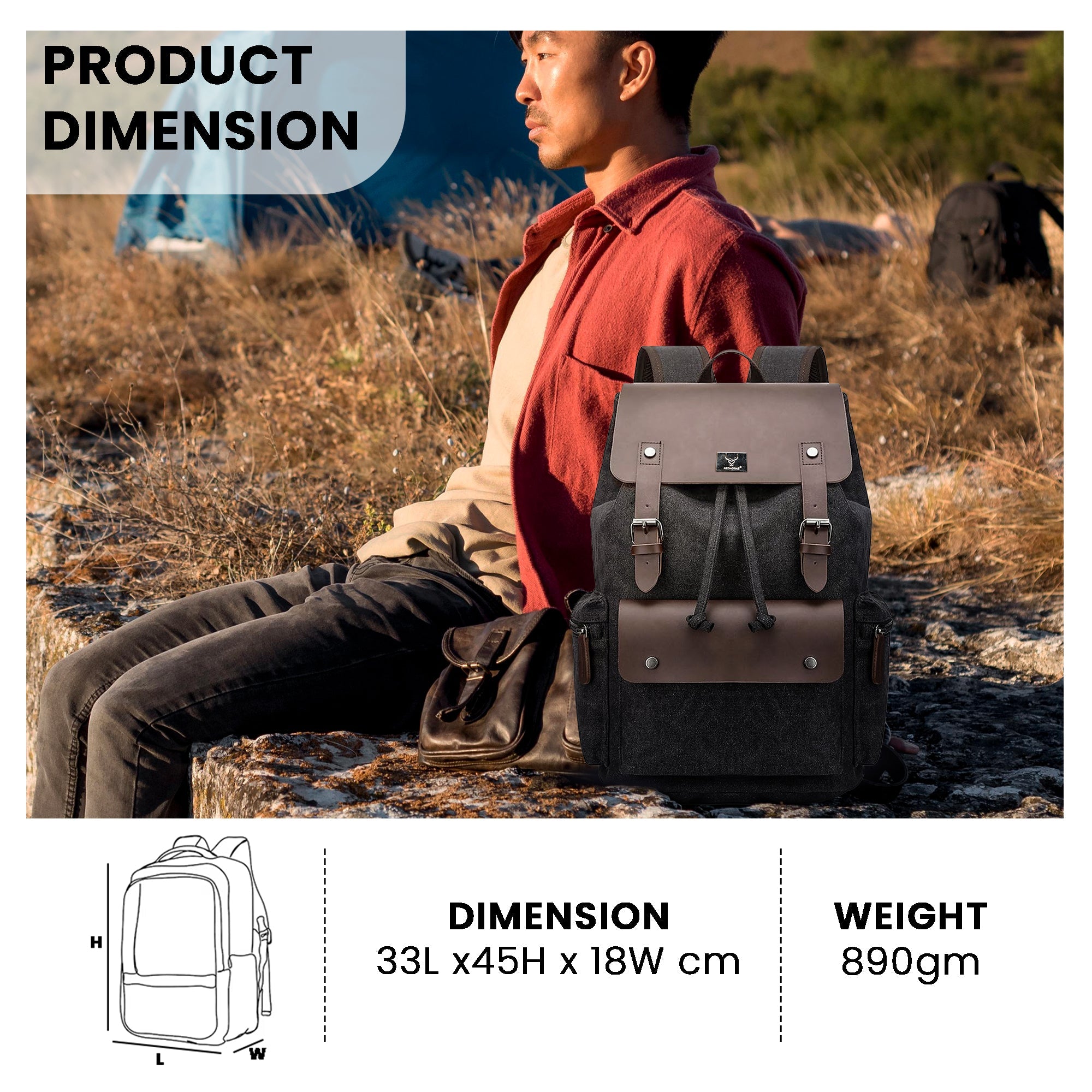 Heritage Backpack - Black