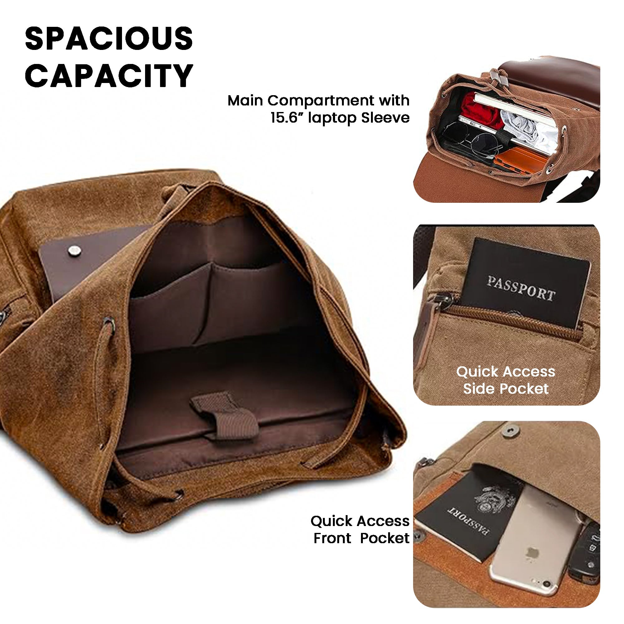 Heritage Backpack - Coffee Brown
