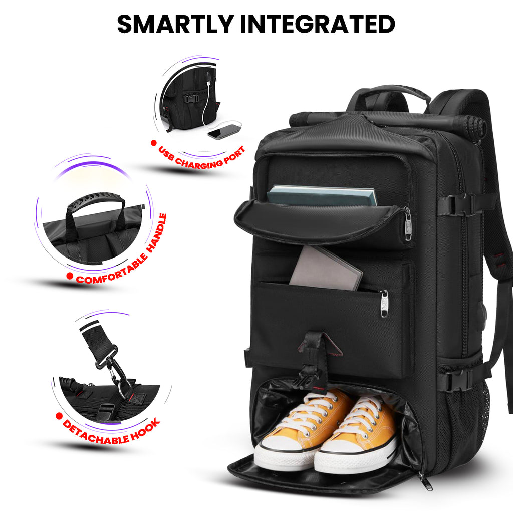 Redhorns DualPath 2-in-1 Convertible Travel Backpack
