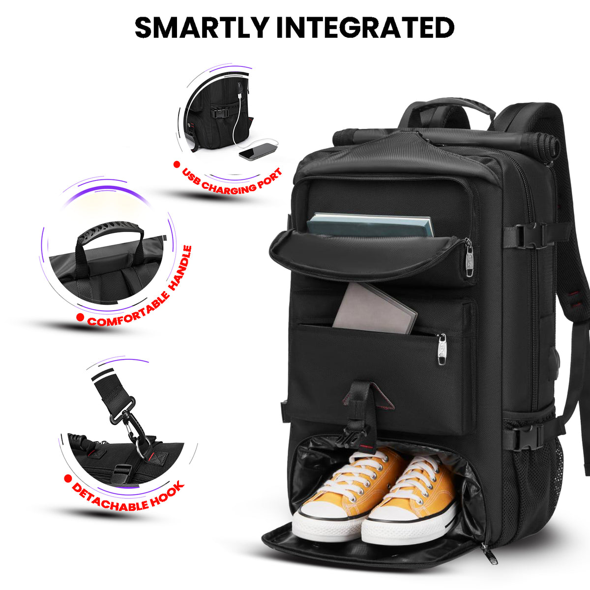 Redhorns DualPath 2-in-1 Convertible Travel Backpack