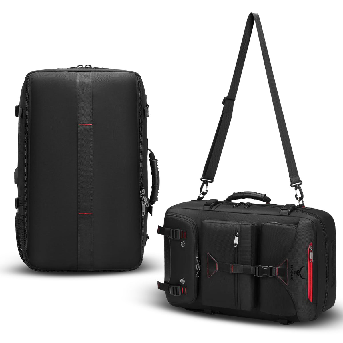 Redhorns DualPath 2-in-1 Convertible Travel Backpack