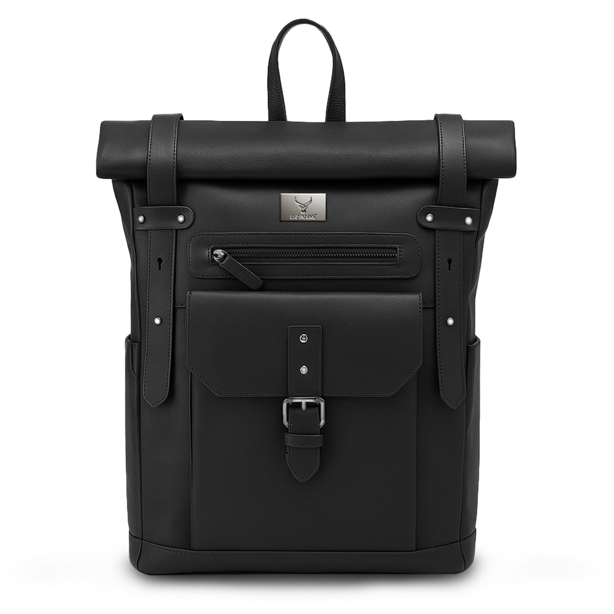 Executive Leather Carry Backpack