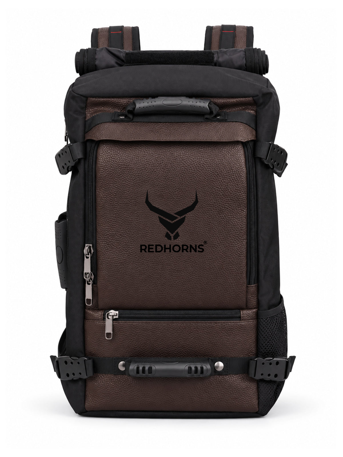 REDHORNS 40L Backpack - Brown - front view