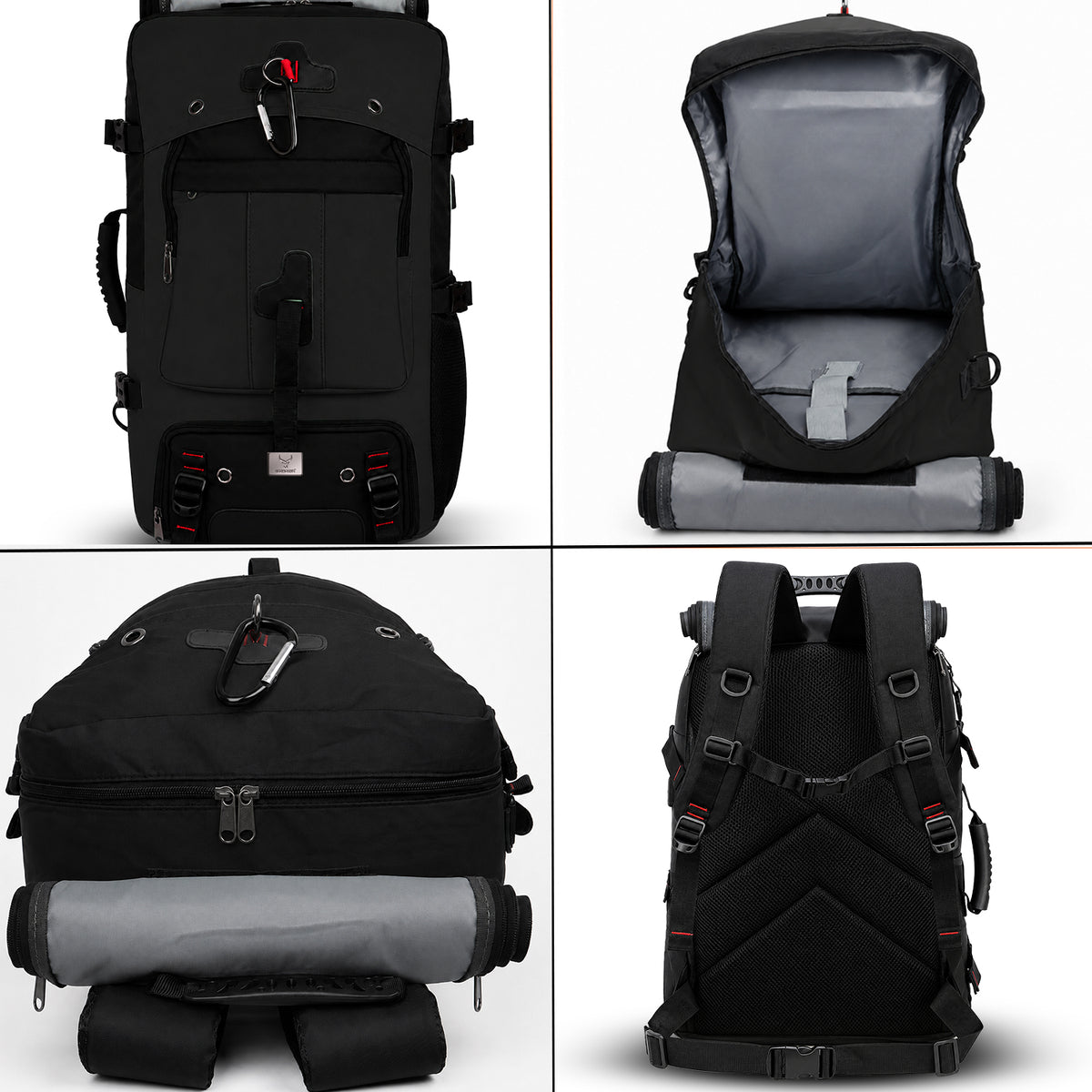 TrailFlex 32L Convertible Hiking Backpack Black - view 5