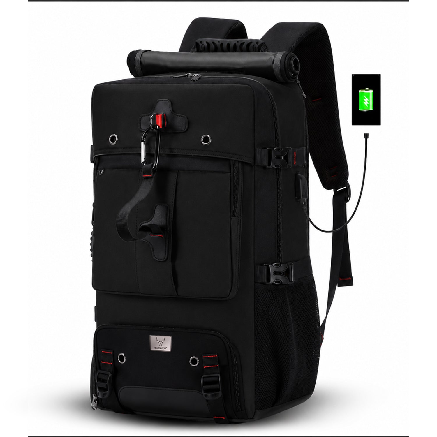 TrailFlex 32L Convertible Hiking Backpack Black - view 6