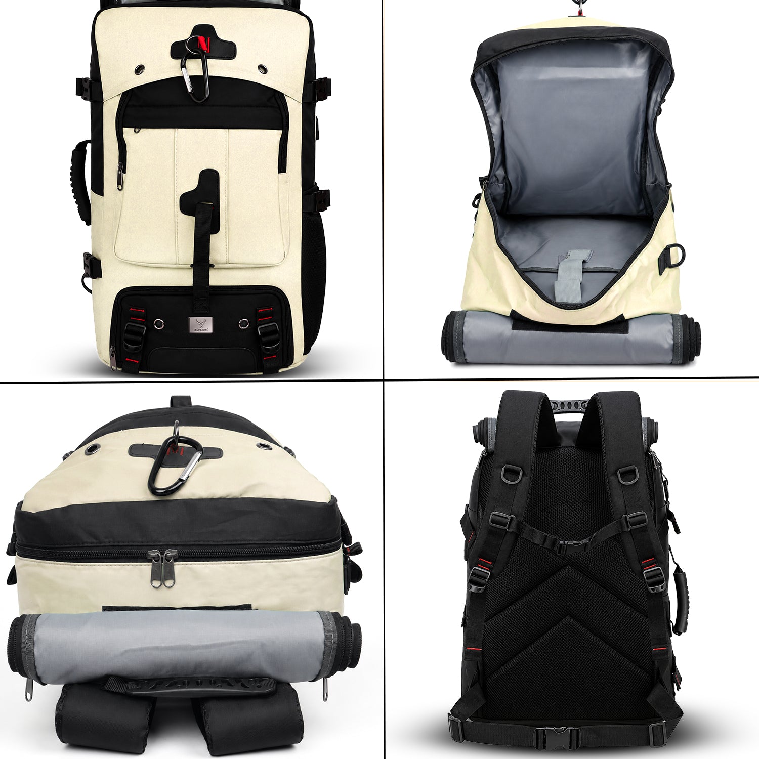 TrailFlex 32L Convertible Hiking Backpack Beige - view 5