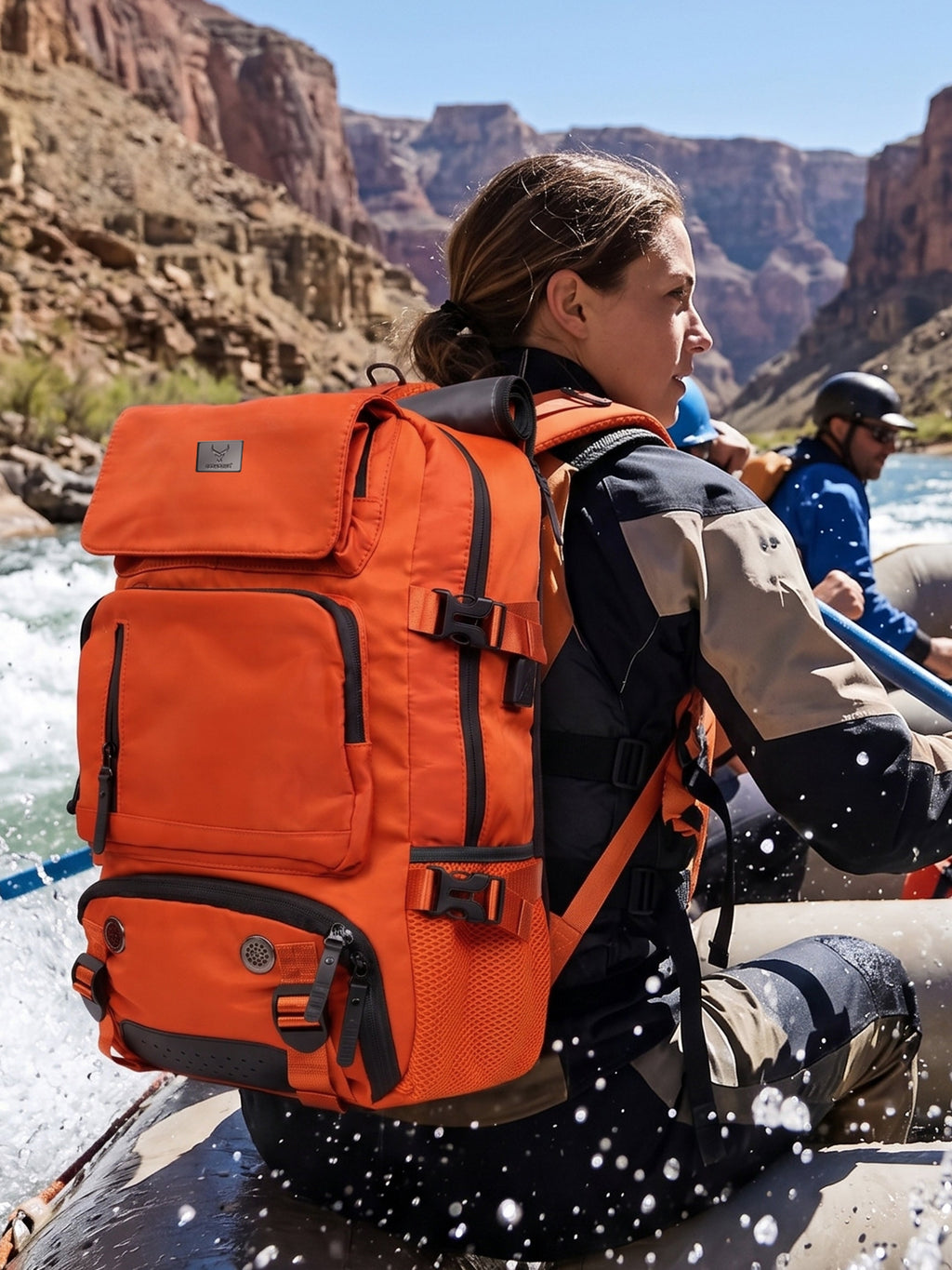 TriMode Voyager 30L 3-in-1 Travel Backpack - Orange